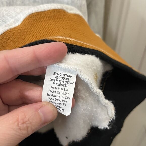 VTG Legends Athletic University of Texas UT Embroidered Ringer Sweatshirt Size L - Picture 7 of 11